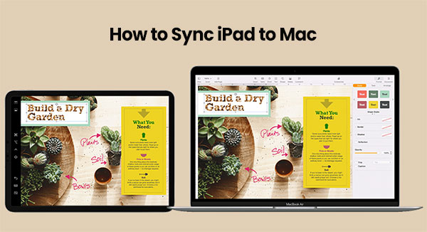 синхронизировать ipad с mac