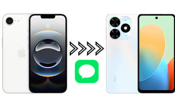transférer les contacts de l'iPhone vers Tecno