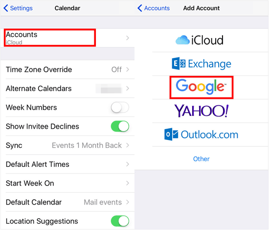 tambahkan akun google ke iphone