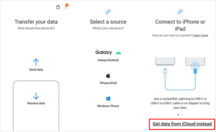 используйте смарт-переключатель для синхронизации календаря icloud с samsung