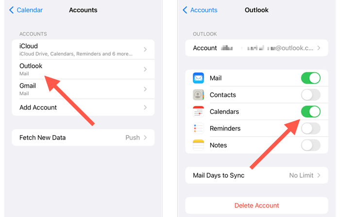 sinkronkan kalender iphone dengan android menggunakan outlook