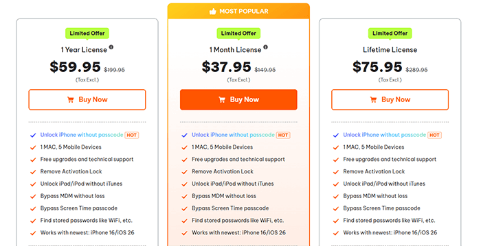 tenorshare 4ukey for iphone mac price