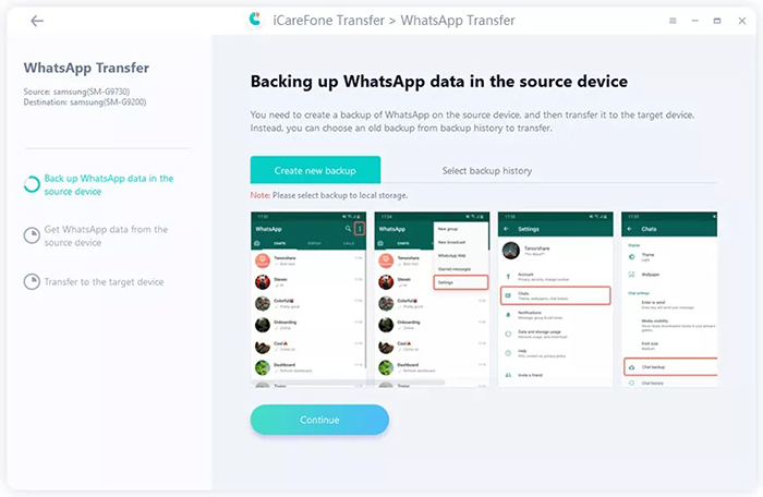 Cadangkan WhatsApp