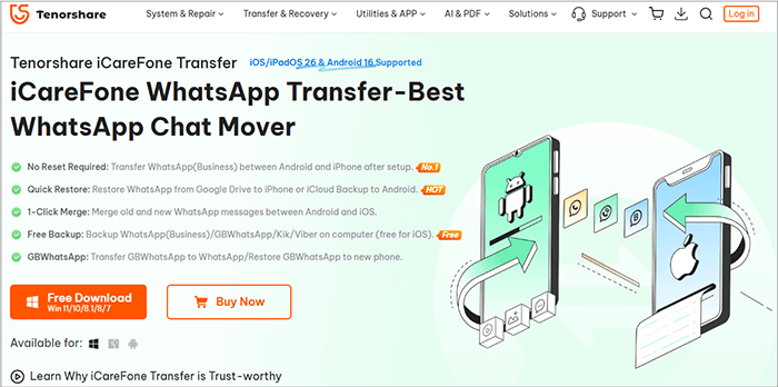 Ulasan tenorshare icarefone whatsapp transfer