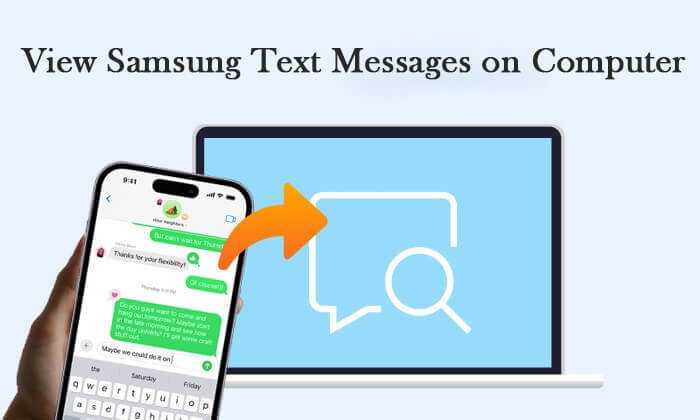 bilgisayarda samsung metin mesajlarını görüntüle