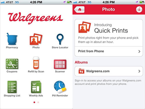print pictures from iphone via printed enabled app
