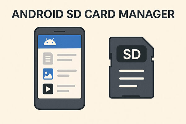 administrador de tarjetas SD de Android
