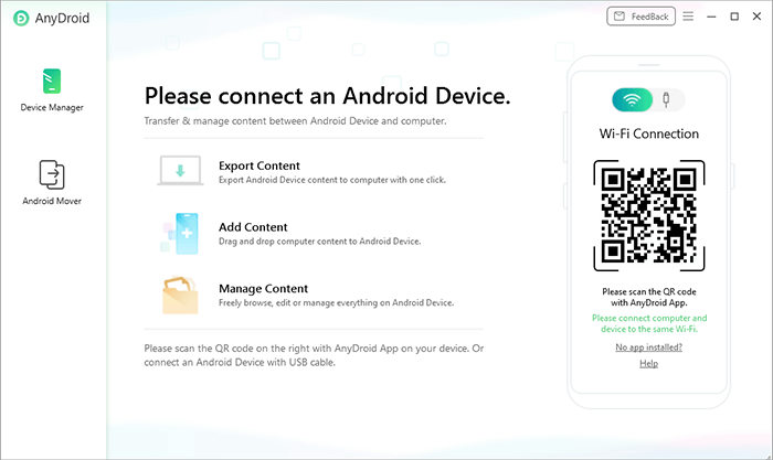relier Android à AnyDroid