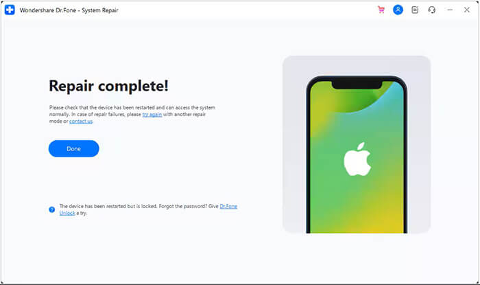 repair ios device with standard repair