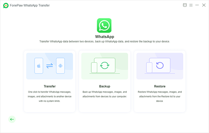 fonepaw whatsapp transferinin ana sayfası
