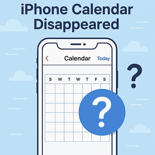 iPhone日曆消失了