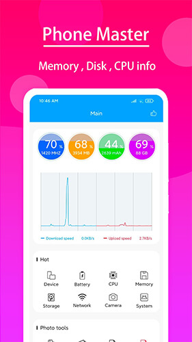 gerenciador de armazenamento android - phone master