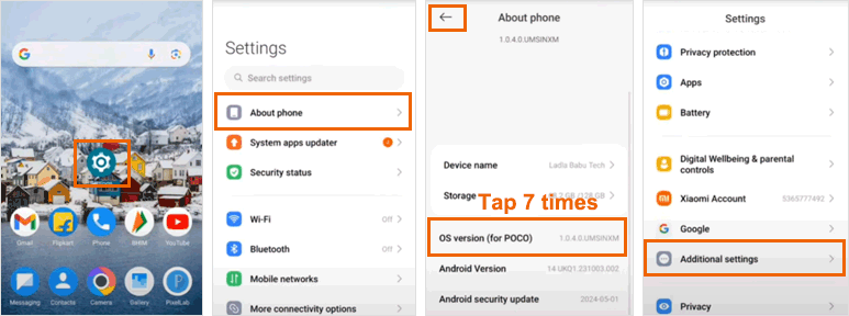 enable usb debugging on xiaomi poco