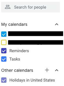 stampa il calendario di Google su iPhone