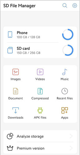 Administrador de tarjetas SD de Android: administrador de archivos y tarjetas SD