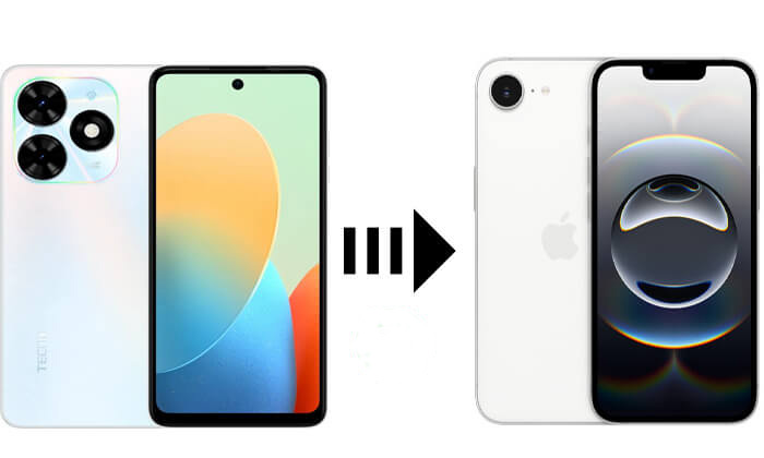 transfer data from tecno to iphone