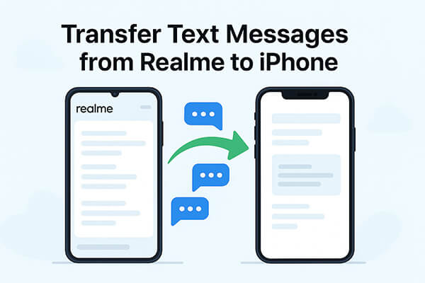 realme에서 iPhone으로 문자 메시지 전송