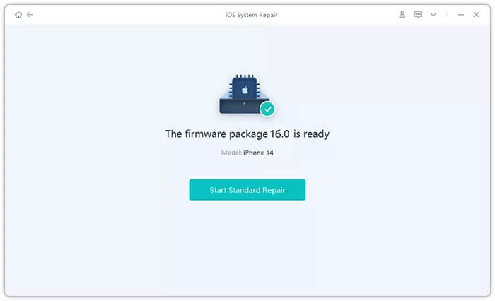 start to fixing ios system issues