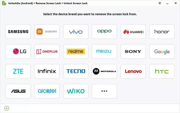 select your device