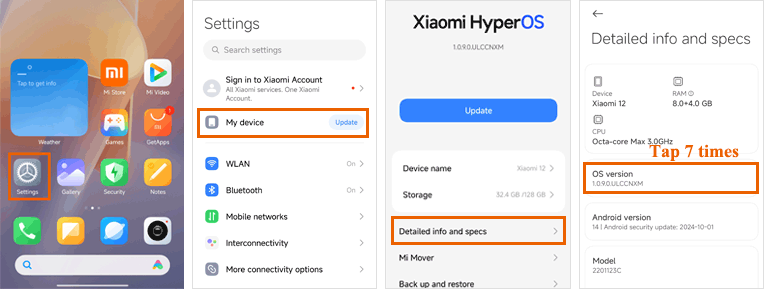 enable usb debugging xiaomi mi phone