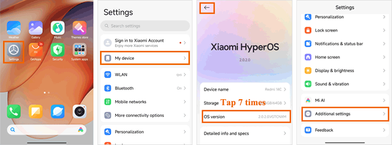 enable usb debugging xiaomi redmi phone