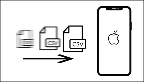 импорт csv на iphone