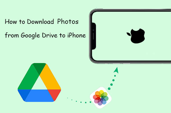 GoogleドライブからiPhoneに写真をダウンロードする