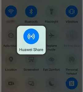 aktifkan berbagi huawei