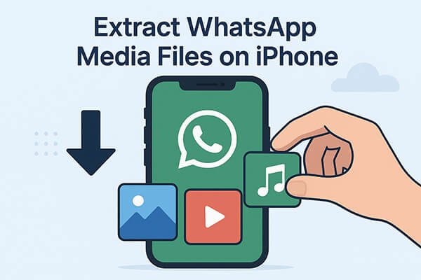 извлечь медиафайлы WhatsApp на iPhone