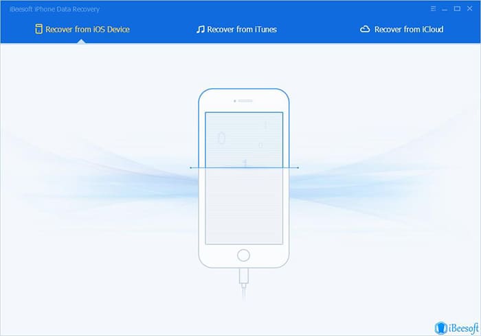 选择从 iOS 设备模式恢复