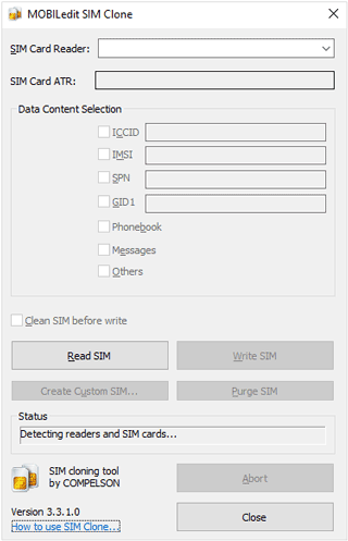 mobiledit フォレンジック SIM クローンツール