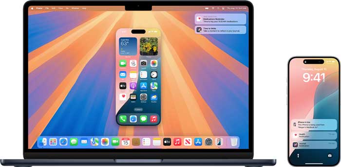 mulai menggunakan Pencerminan iPhone di mac