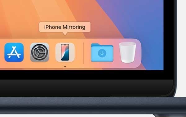 aktifkan Pencerminan iPhone di mac