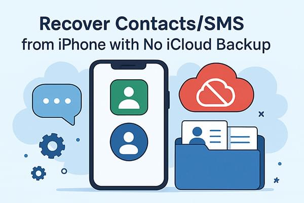 在沒有 iCloud 備份的情況下從 iPhone 恢復聯絡人/短信