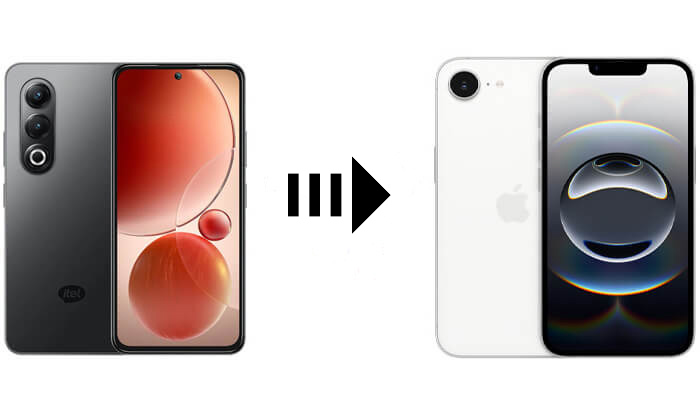 transfer data from itel to iphone