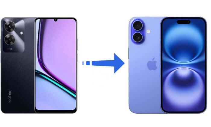 将数据从 realme 传输到 iphone