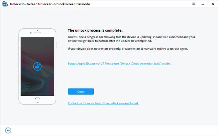 unlock successfully