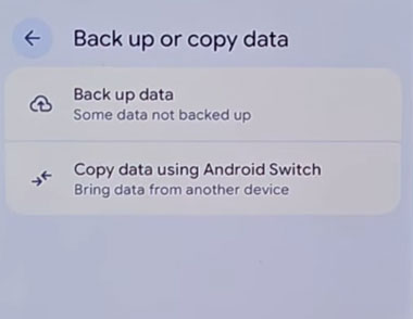 déplacer des données d'un pixel à l'autre avec Android Switch