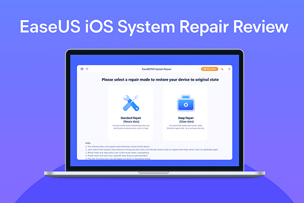 easeus ios system repair review