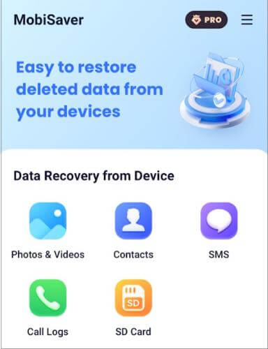 Easeus - une application gratuite de récupération de photos supprimées pour Android