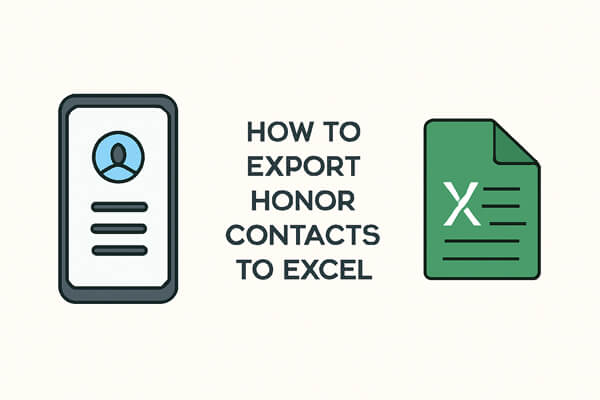 how to export honor contacts to excel