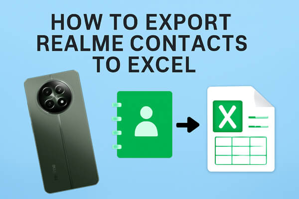 come esportare i contatti realme in excel