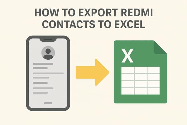 exportar contactos de redmi a excel