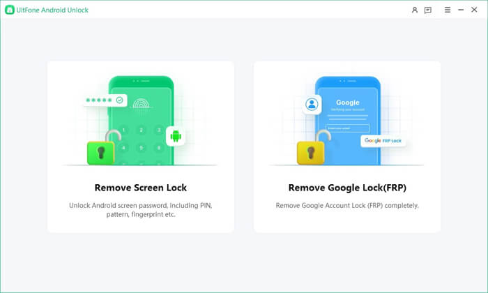 ultfone android unlockのホームページ