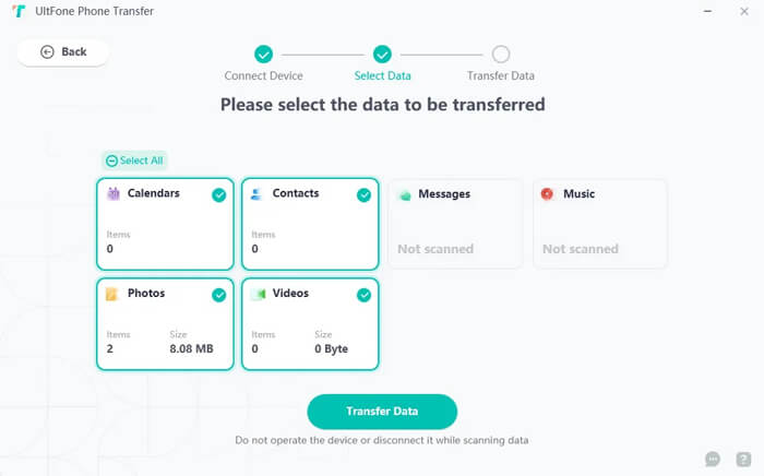 how to use ultfone phone transfer