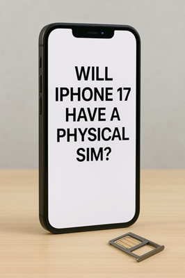 l'iPhone 17 aura-t-il une carte SIM physique ?