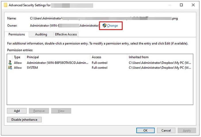 dapatkan izin penuh untuk memperbaiki pembersihan disk Windows yang tidak menghapus file