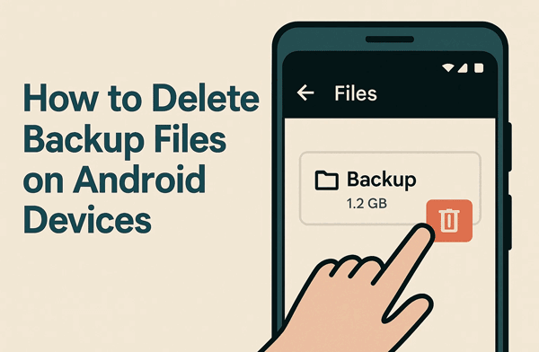 Comment supprimer des fichiers de sauvegarde sur Android ?