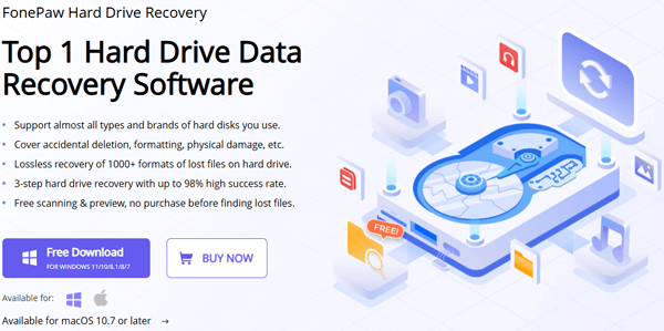 fonepaw hard drive recovery review