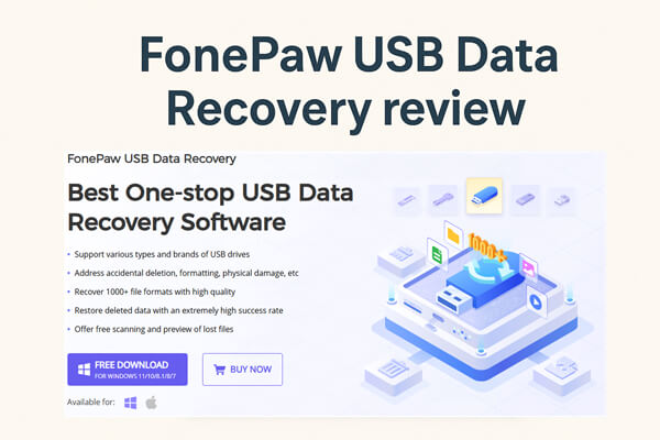 Обзор восстановления данных usb fonepaw